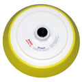 8" Yellow/White Soft Sanding Pad 5/8 Hub Velcro Hook Face