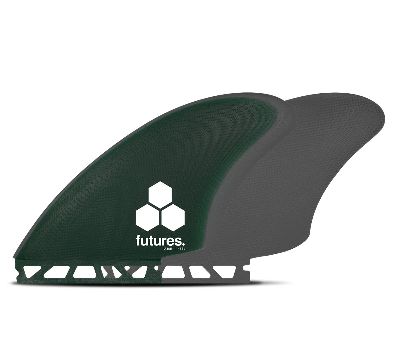 Futures Al Merrick Keel Twin Fin Set Green-Gray