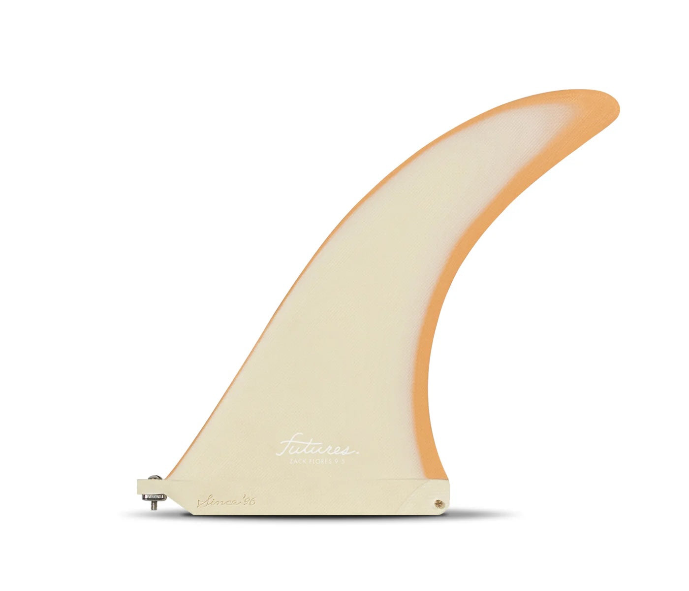 Futures Zack Flores Flex Single Fin Orange/Cream 9.5"