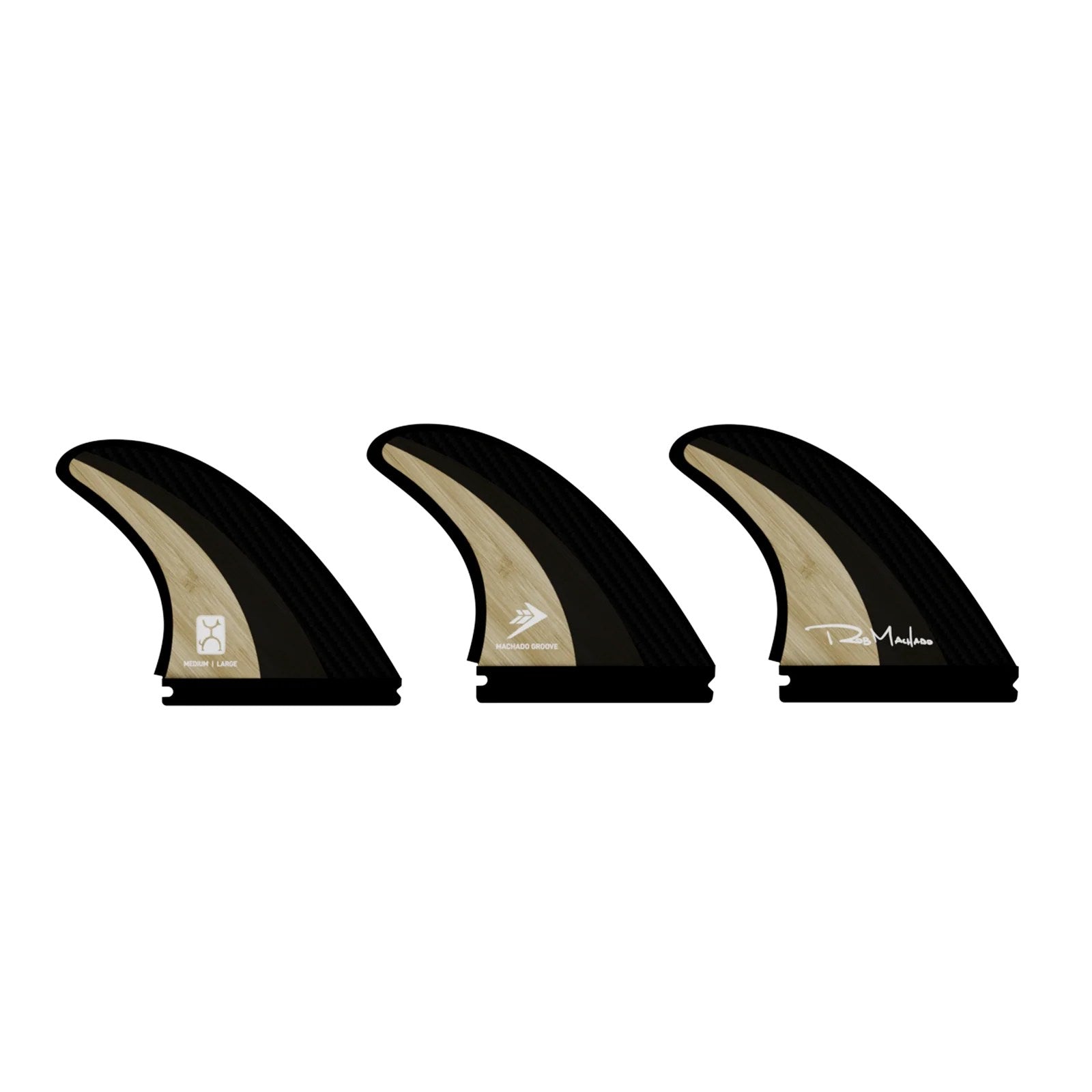 Firewire Machado Groove Thruster Fin Set Medium-Large