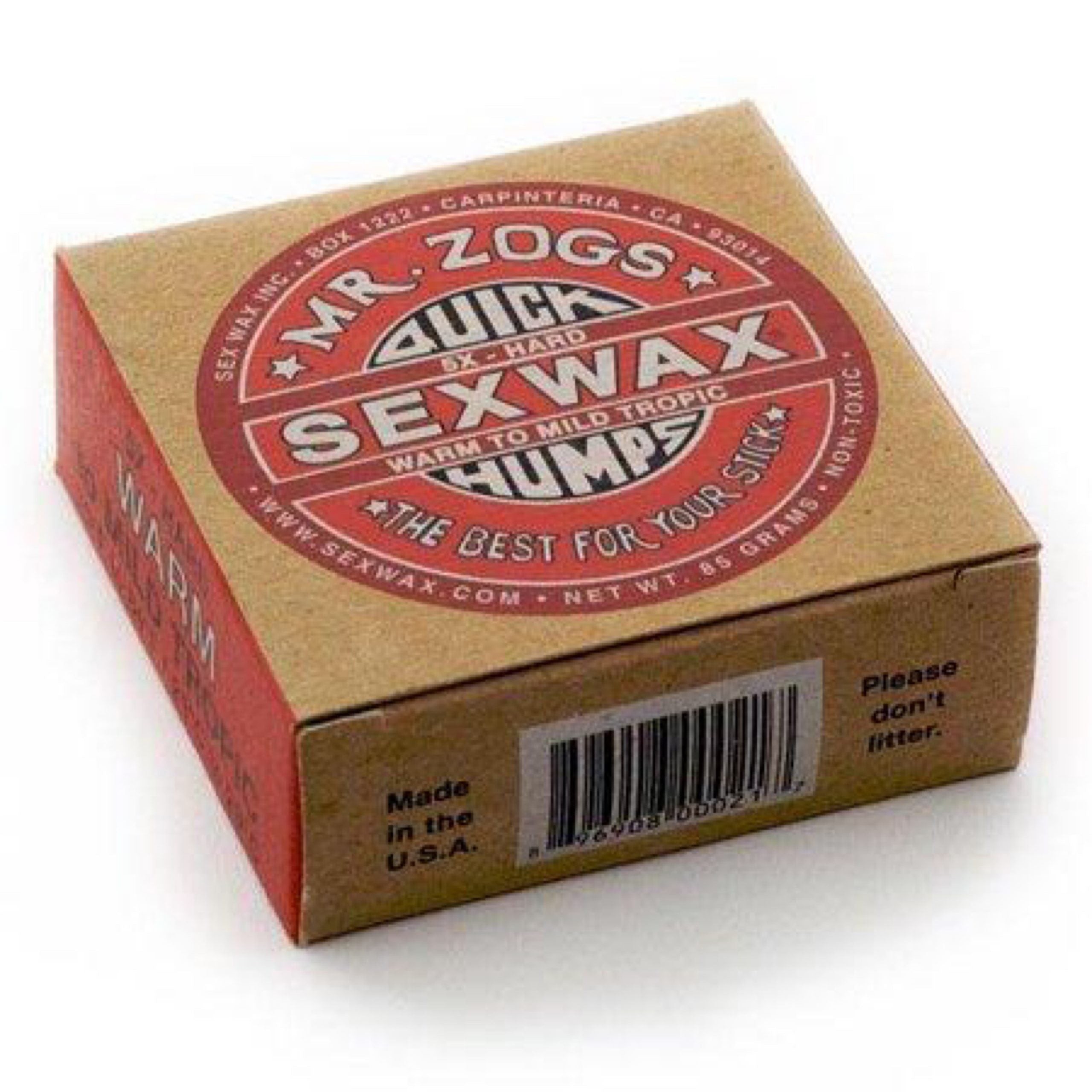 Sex Wax Quick Humps Hard 5X Warm to Mild Tropic