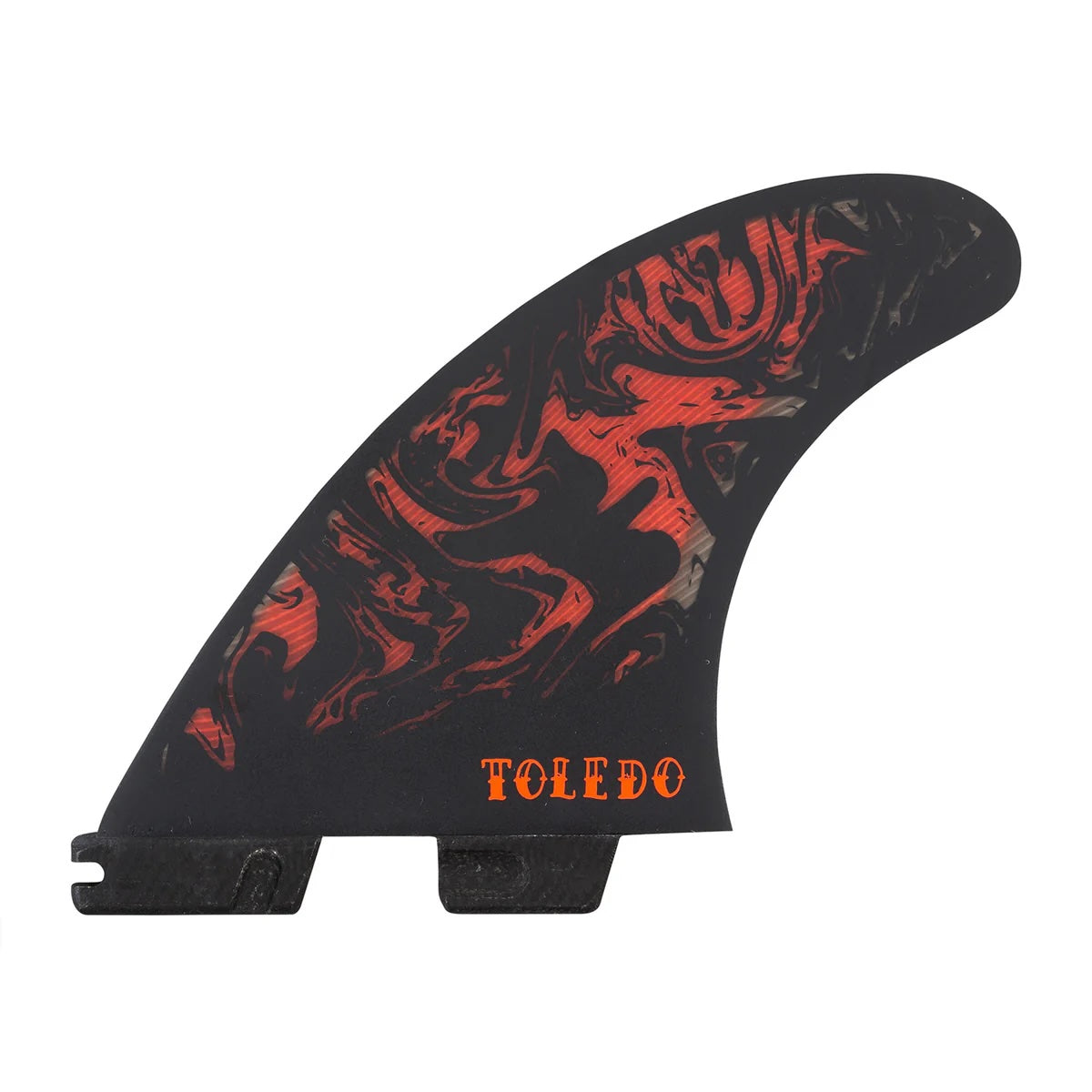 FCS II Filipe Toledo Tri Fins Black/Red