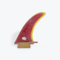 Pureglass Single Fin Red Yellow 9"
