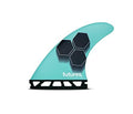 Future Fins Am1 Hexcore Teal/Navy Thruster Fin Set Medium