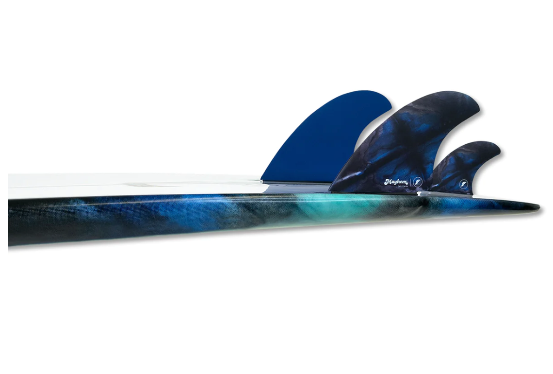 Futures Mayhem Evil Twin + 1 Fin Set Large