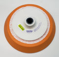 8" Orange Hard Sanding Pad- 5/8 Hub Cloth Face- Flex Pad