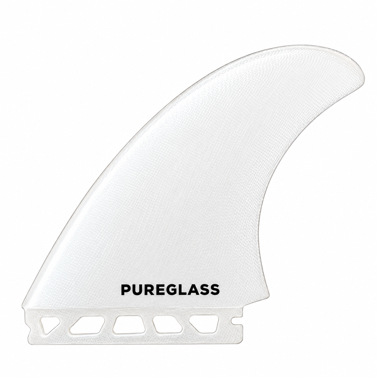 Pureglass- White 2 + 1 Fin Set (Futures Compatible)